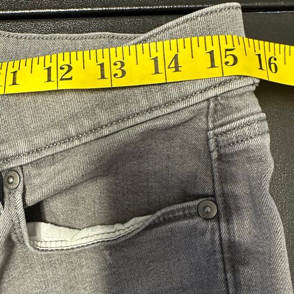 Loft Light Jeans Gray Modern Skinny Raw Hem Size 10 - Picture 5 of 7